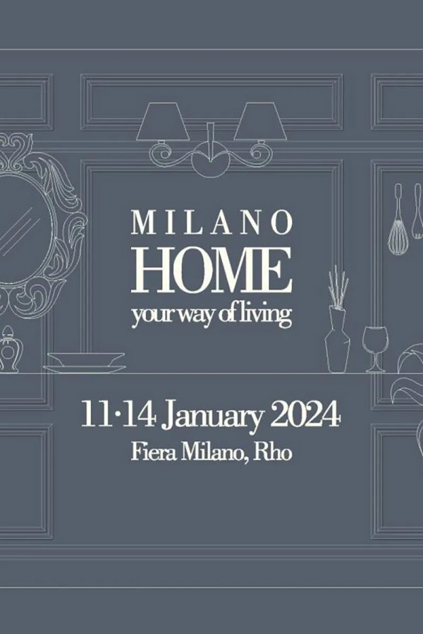 locandina della fiera Milano HOME 2025 che si tiene a Rho, Milano
