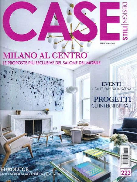 Casa & Stili magazine cover page of the April 2019 issue