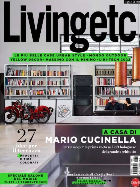 Livingetc magazine cover page of the July 2022 issue