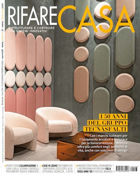 Rifare Casa magazine cover page of the January-February 2026 issue