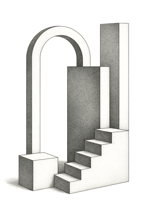 Vista di un interno curato dal punto di vista architettonico