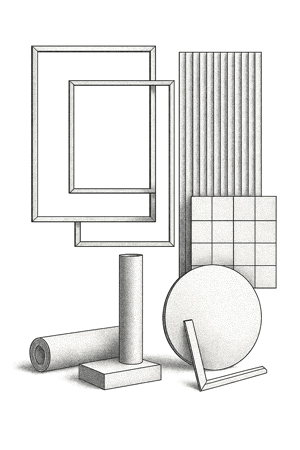 Composizione decorativa per interni