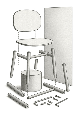 Prototipo di arredo contemporaneo